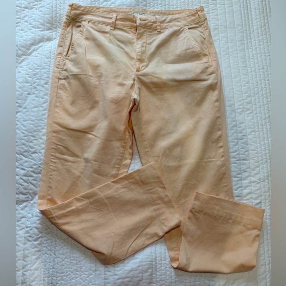 Anthropologie Chino Classic Coastal Preppy Relaxed Pants 30x27